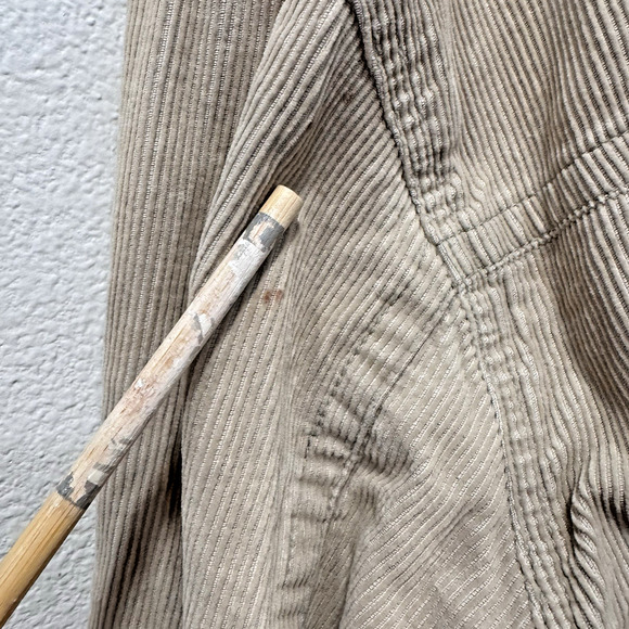 VTG 90s Honolua Surf Co Men's Corduroy Khaki Zip Hoodie Jacket XL EUC Read - Picture 16 of 16